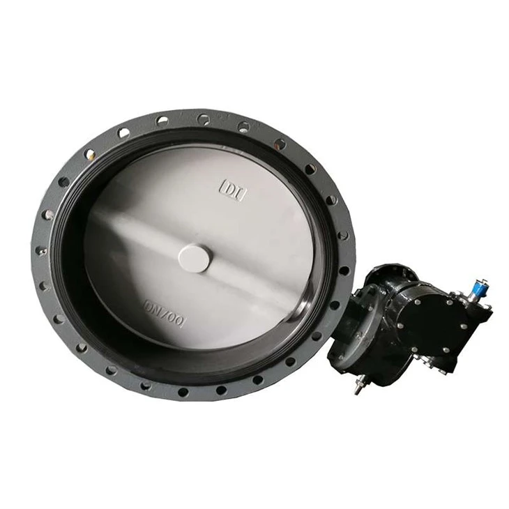 Stor diameter turbineflange sommerfugleventil