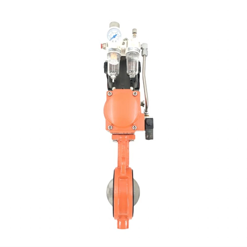 Soft Back Single Acting Pneumatic Clamp Butterfly Valve detail Soft Back Single Acting Pneumatic Clamp Butterfly Valve detail